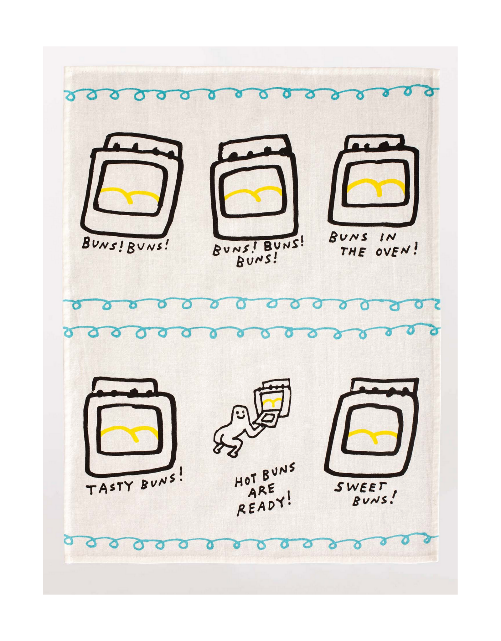 Hot Buns Are Ready Dish Towel