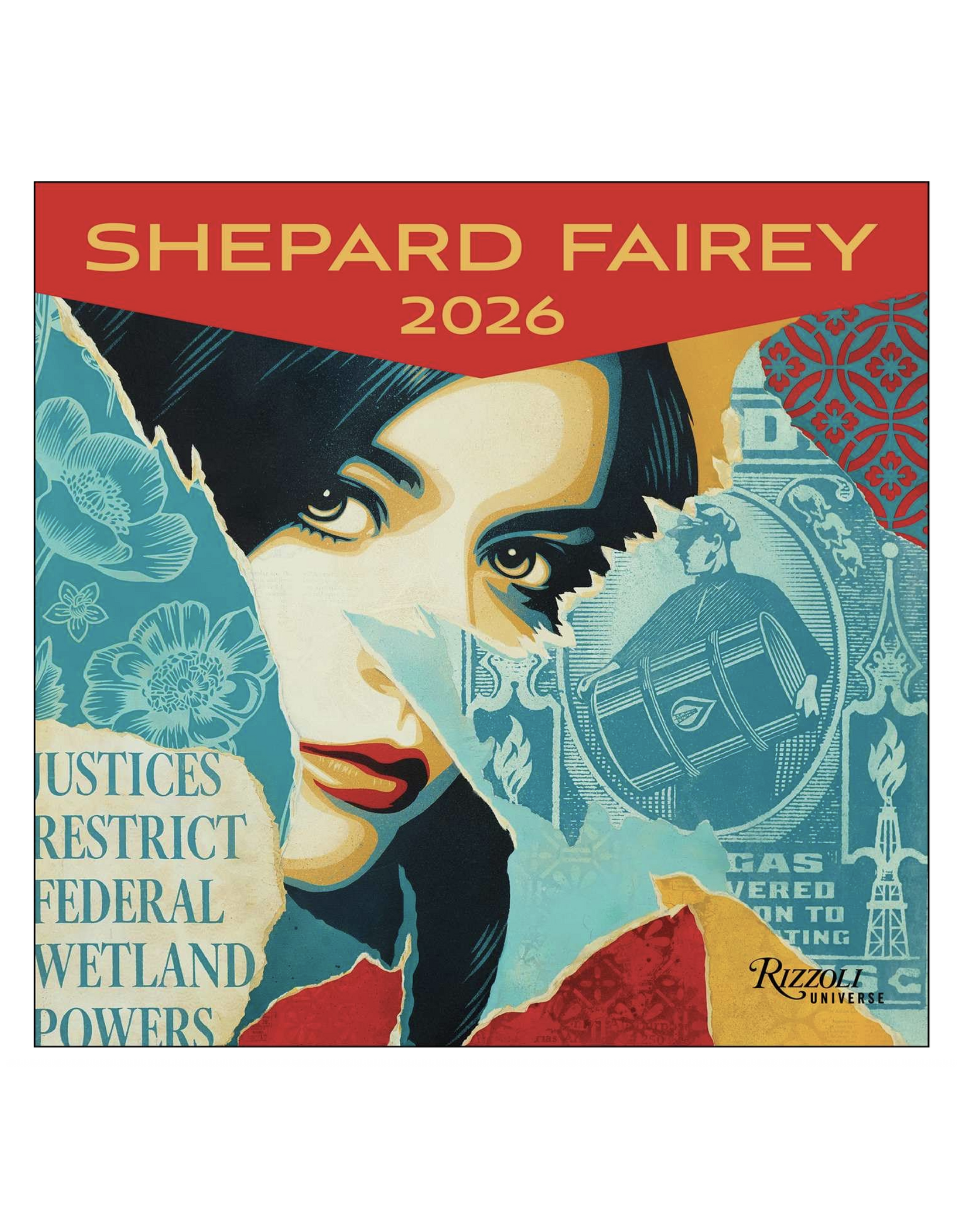 Shepard Fairey Wall Calendar 2026