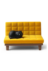 Cat on Yellow Couch Phone Stand