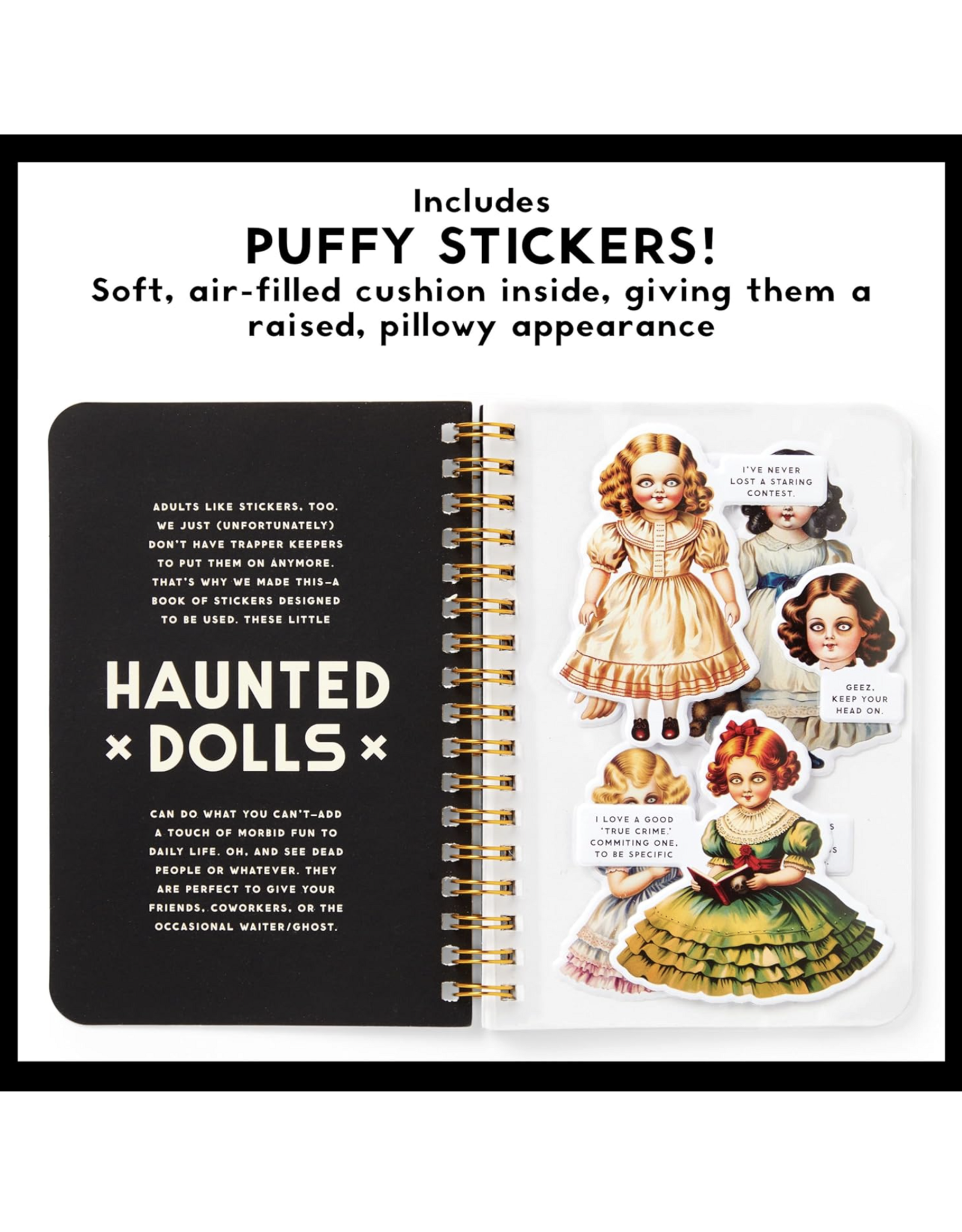 Haunted Dolls Sticker Book
