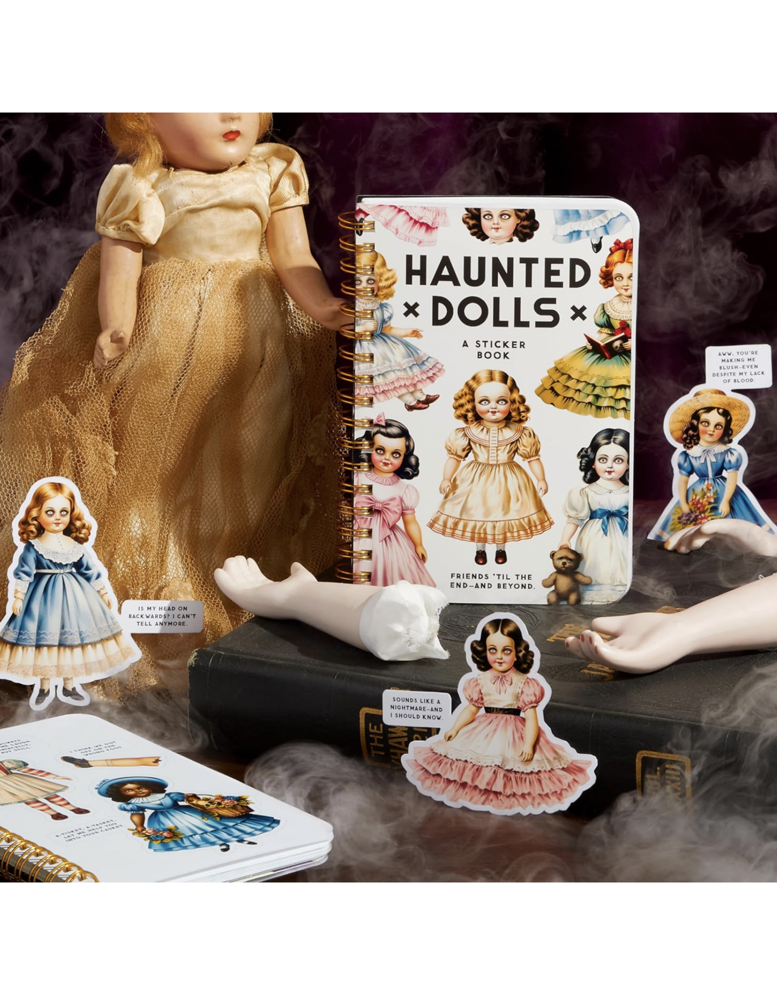 Haunted Dolls Sticker Book