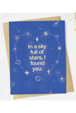 In a Sky Full of Stars Greeting Card