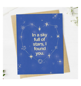 In a Sky Full of Stars Greeting Card