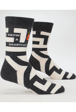 I Know a Shortcut Men's Crew Socks