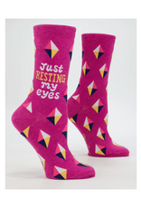 Just Resting My Eyes Women's Crew Socks