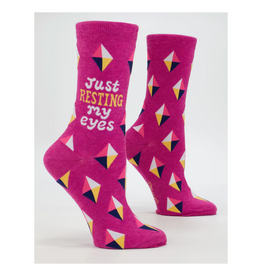 Just Resting My Eyes Women's Crew Socks
