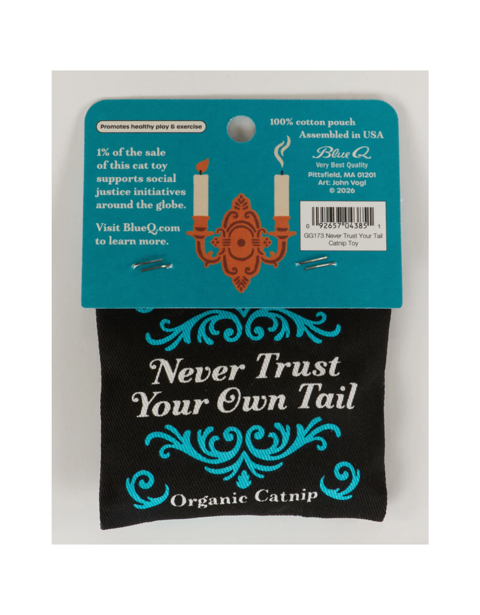 Never Trust Your Own Tail Catnip Toy