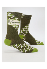 Sir Snores a Lot Men's Crew Socks