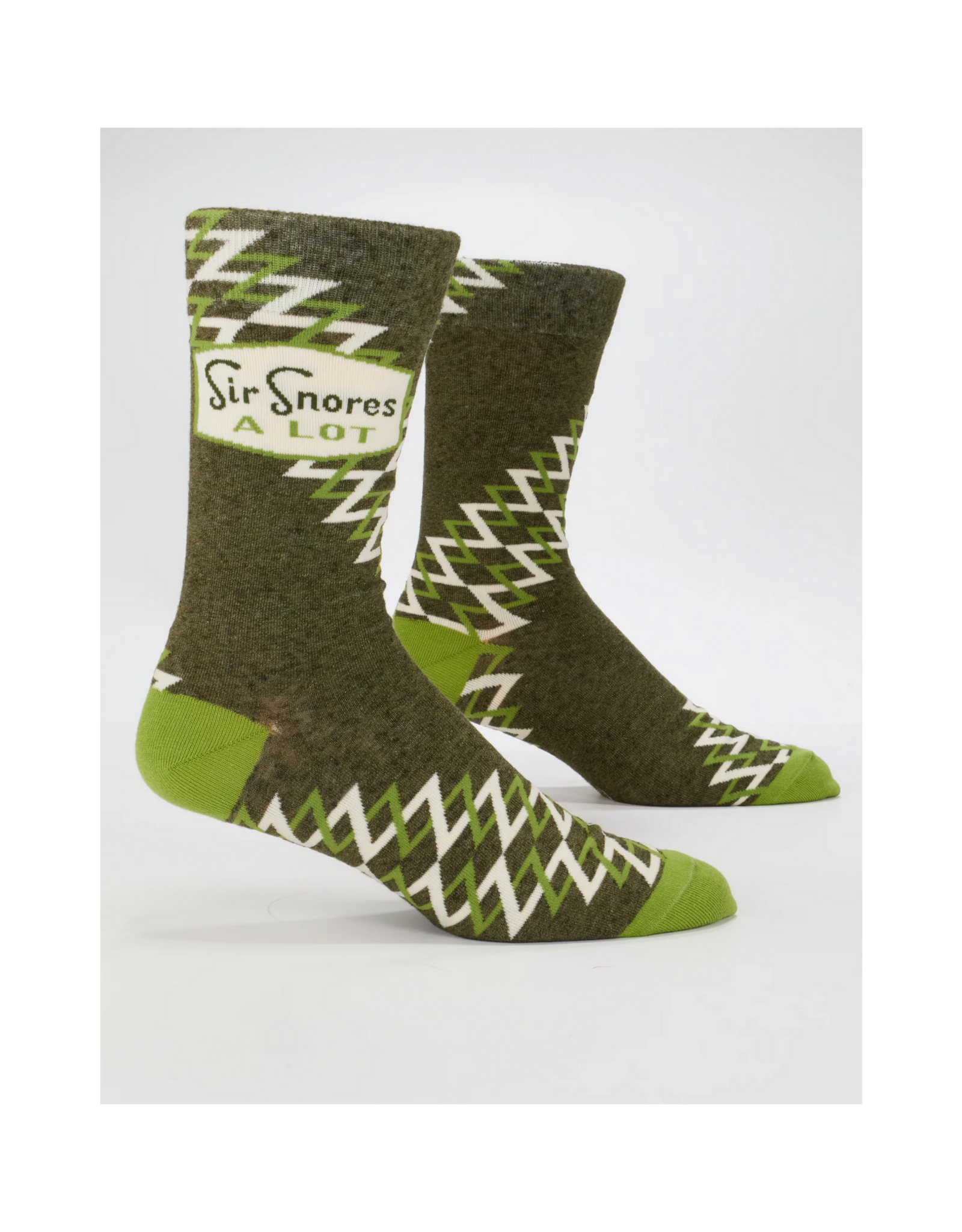 Sir Snores a Lot Men's Crew Socks