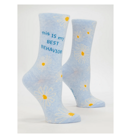 This Is My Best Behavior Women's Crew Socks