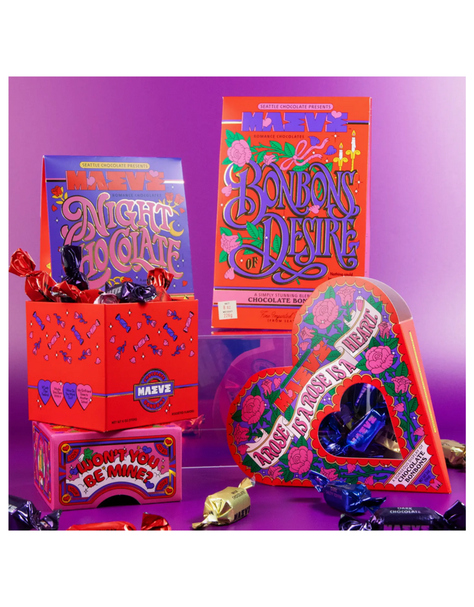 Chocolate Bonbons Valentine's Box