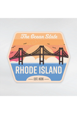 Rhode Island Bridge Badge Sticker
