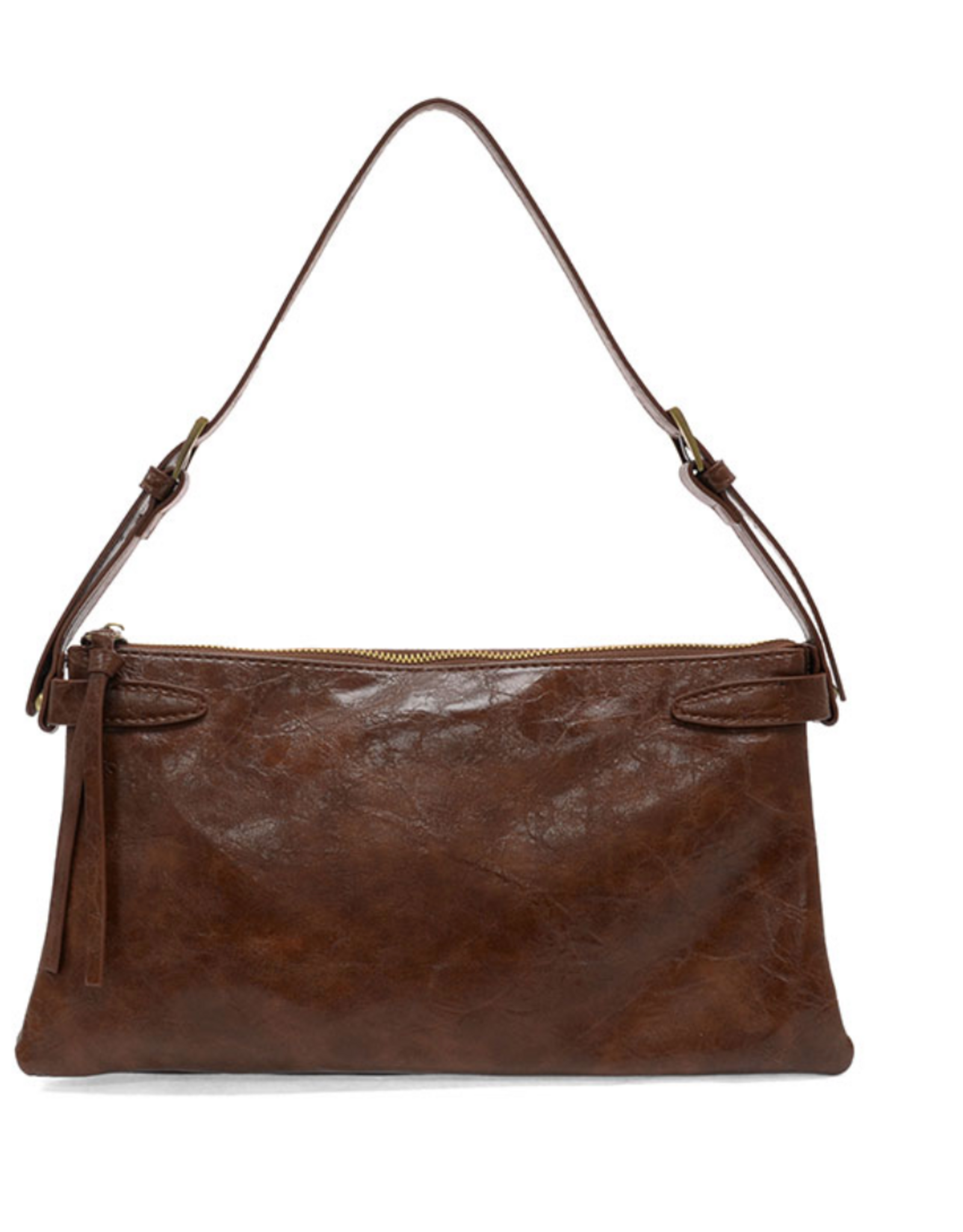 Eve Trapeze Shoulder Bag - Saddle