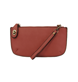 Mini Crossbody Wristlet Clutch :  Apple