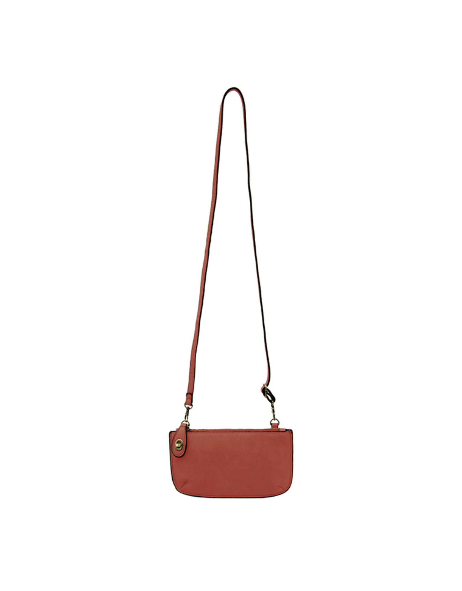 Mini Crossbody Wristlet Clutch :  Apple