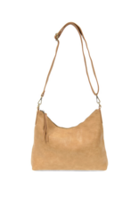 Selene Slouchy Hobo Bag with Braided Handle - Camel