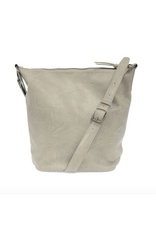 Nori Crossbody Bucket Bag - Soft Grey
