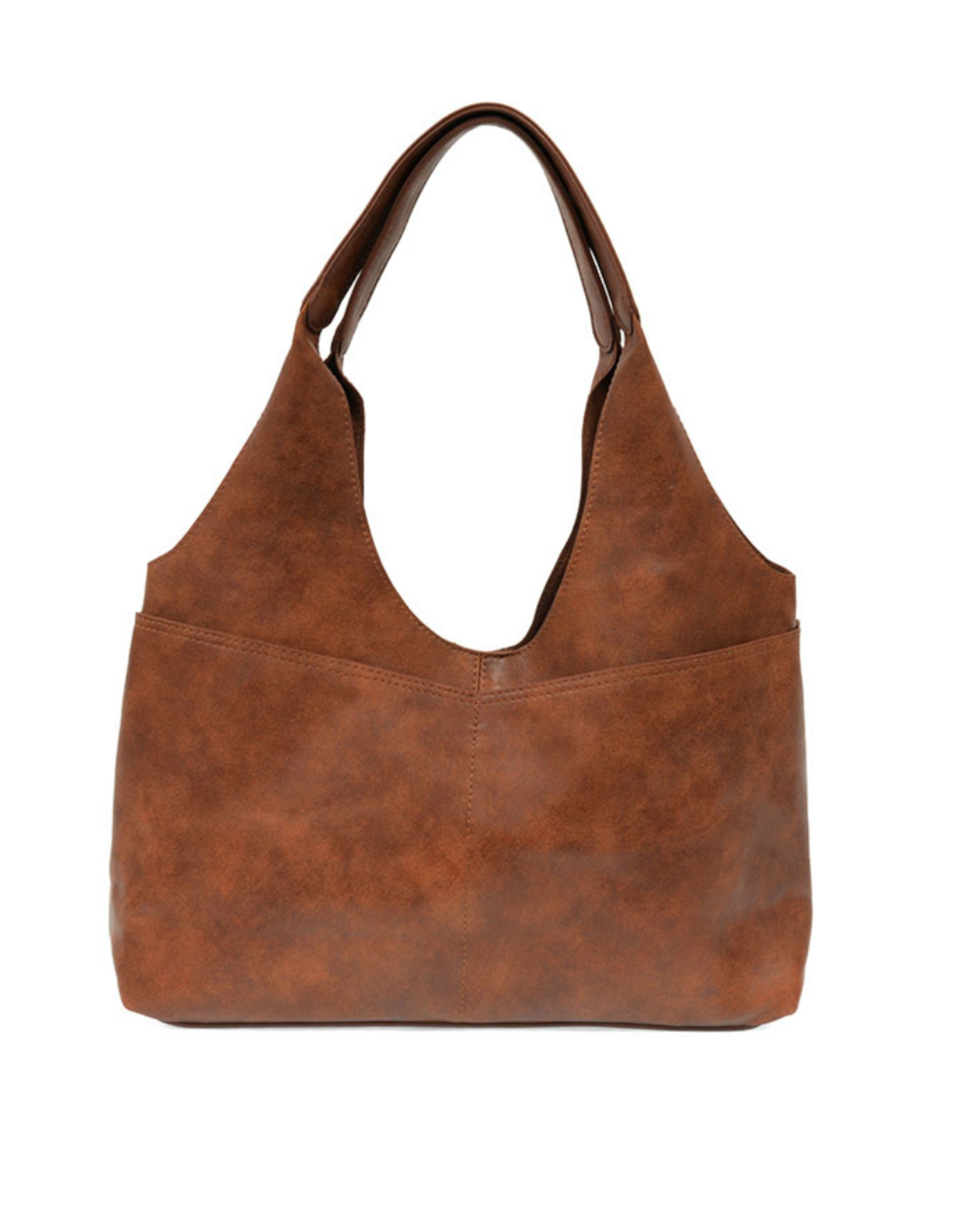 Val Four Pocket Hobo Bag - Saddle