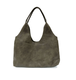 Val Four Pocket Hobo Bag - Khaki