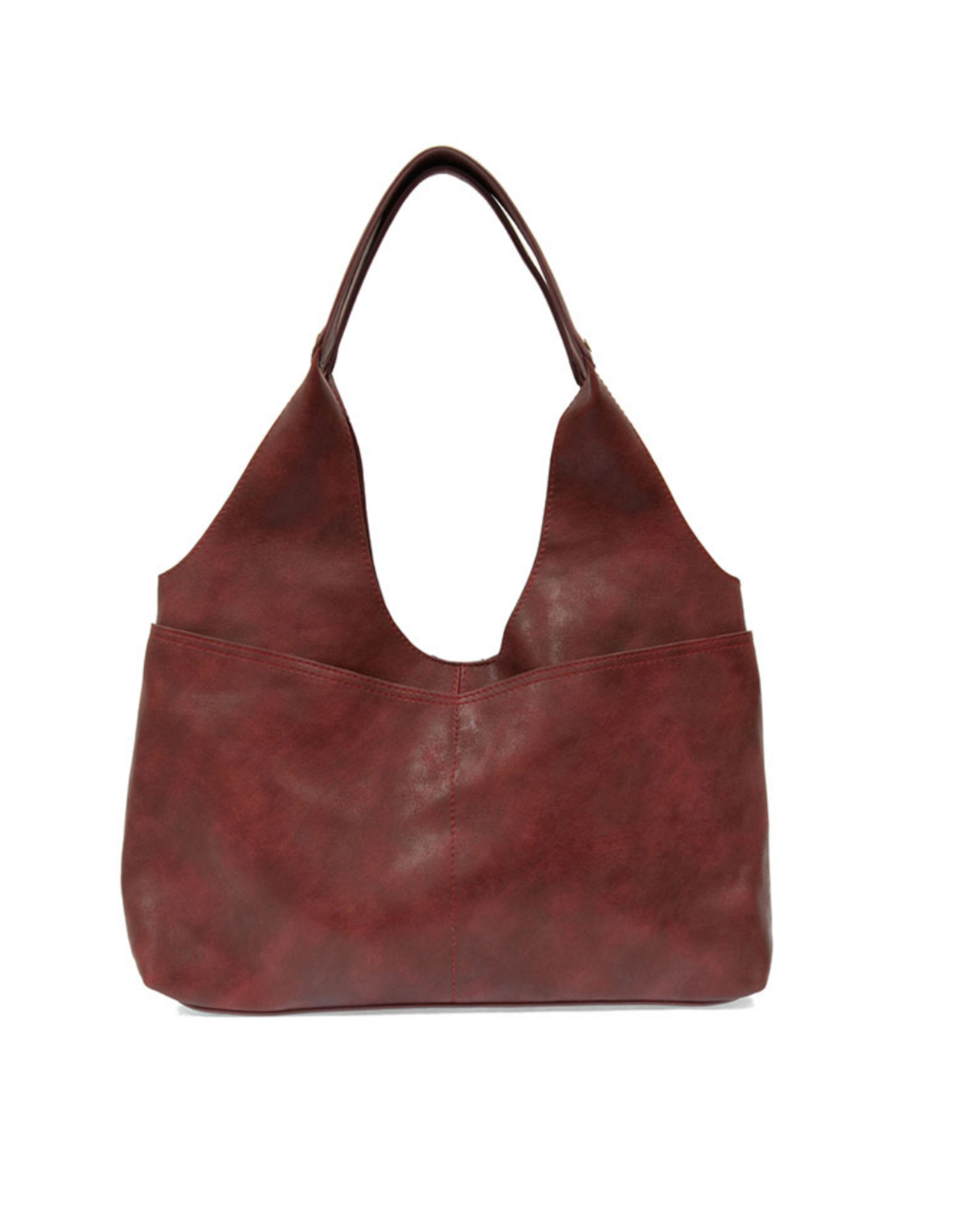Val Four Pocket Hobo Bag - Sangria