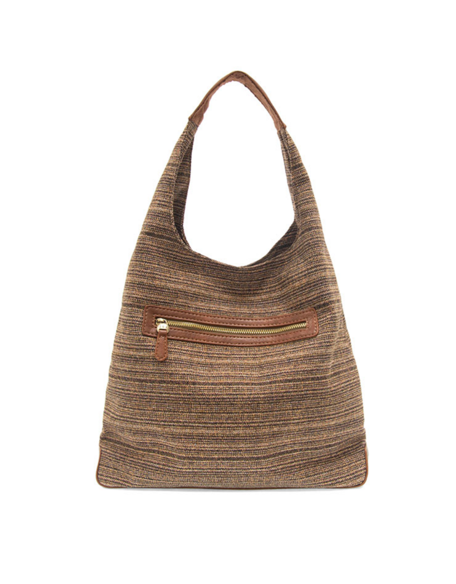Elena Tweed Hobo Bag - Olive