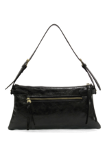 Eve Trapeze Shoulder Bag - Black