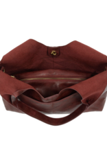 Val Four Pocket Hobo Bag - Sangria