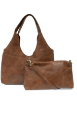 Val Four Pocket Hobo Bag - Saddle