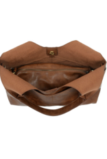 Val Four Pocket Hobo Bag - Saddle