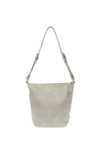 Nori Crossbody Bucket Bag - Soft Grey