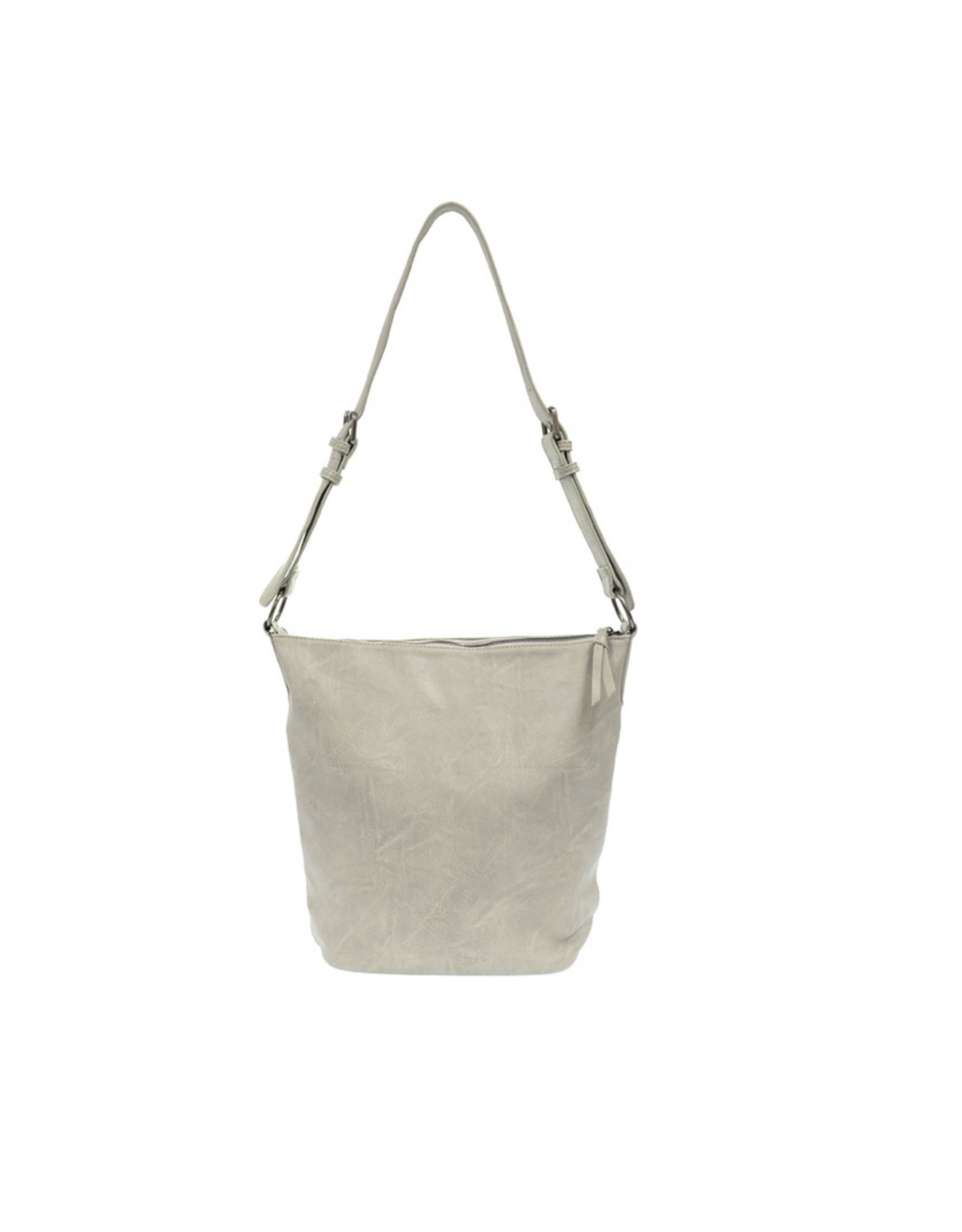 Nori Crossbody Bucket Bag - Soft Grey