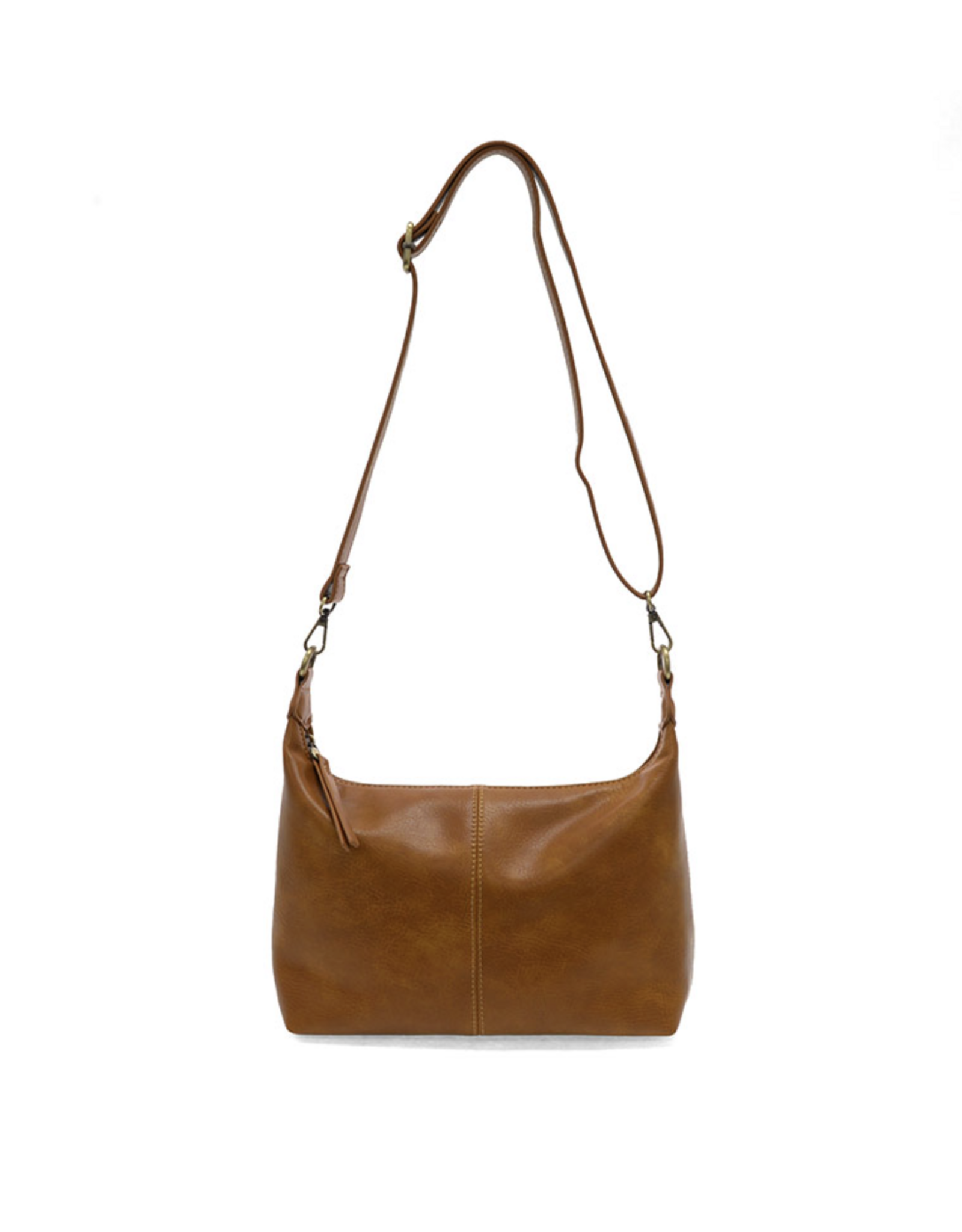 Danna Top Zip Crossbody Bag - Dark Amber