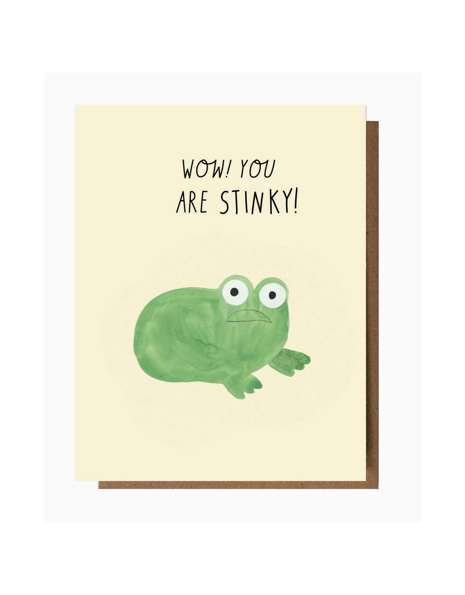 The Esme Shop Wow You Are Stinky Frog Greeting Card