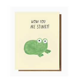 The Esme Shop Wow You Are Stinky Frog Greeting Card