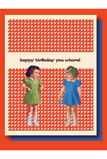 2 Whores Birthday Card