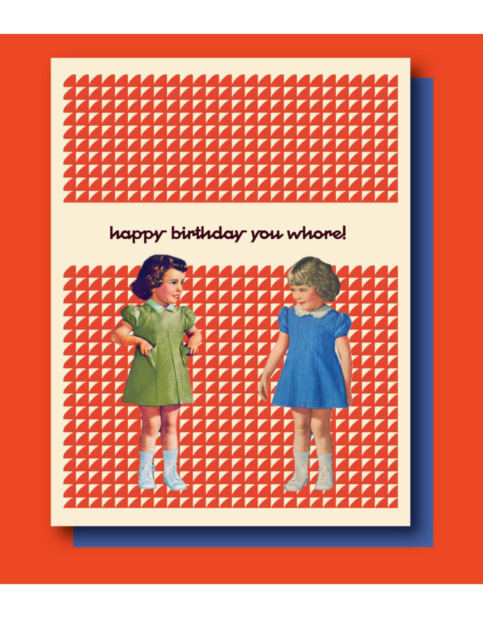 2 Whores Birthday Card