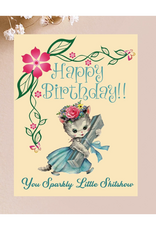 Happy Birthday Sparkly Little Shit Show Greeting Card