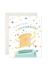 Karen Schipper A Toast to You Congrats Greeting Card