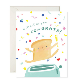 Karen Schipper A Toast to You Congrats Greeting Card