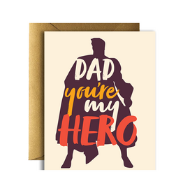 Dad You're My Hero Greeting Card