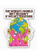 Lift World Together Alligator Sticker
