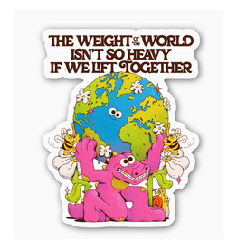 Lift World Together Alligator Sticker