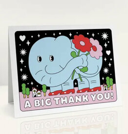 A Big Thank You Elephant Greeting Card