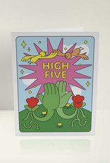 High Five Flowers Greeting Card