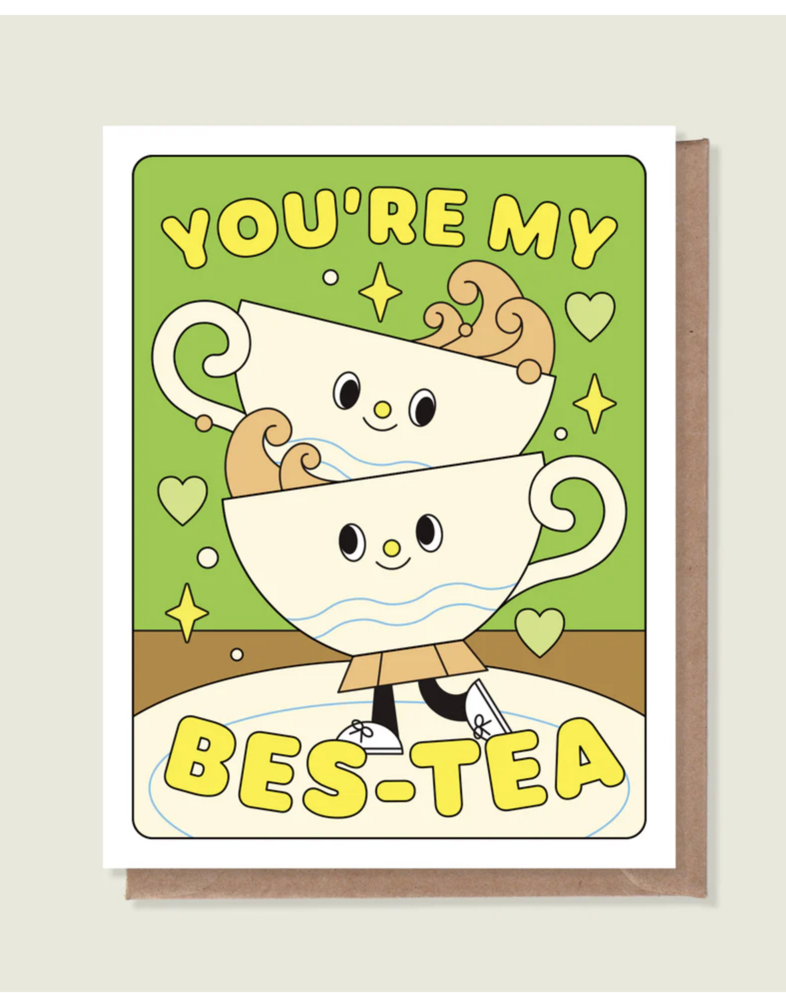 You're My Bestea Greeting Card