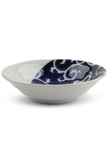 Blue & White Thief Cat Bowl