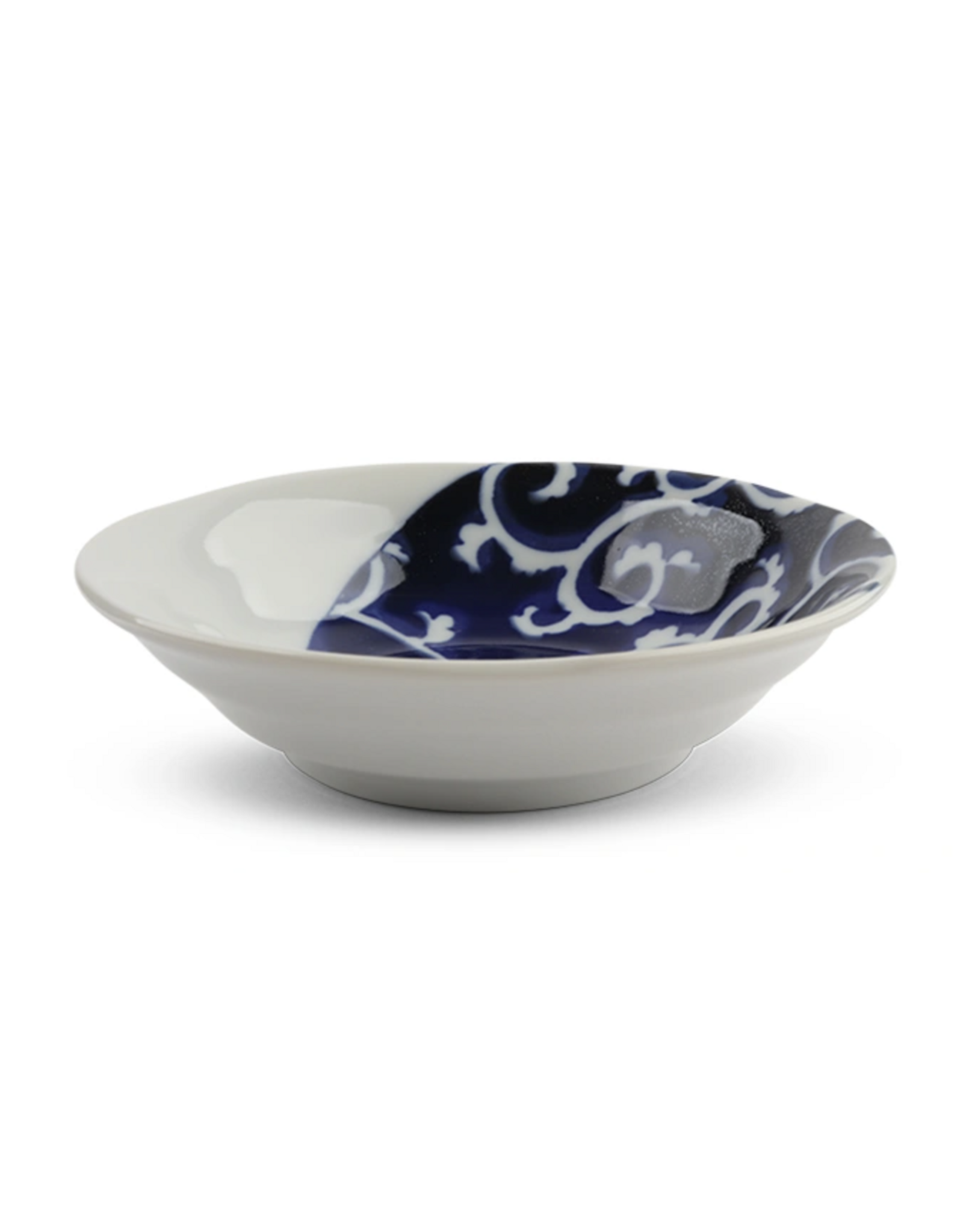 Blue & White Thief Cat Bowl