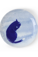 Blue Cat Grooming Plate - 6.25"
