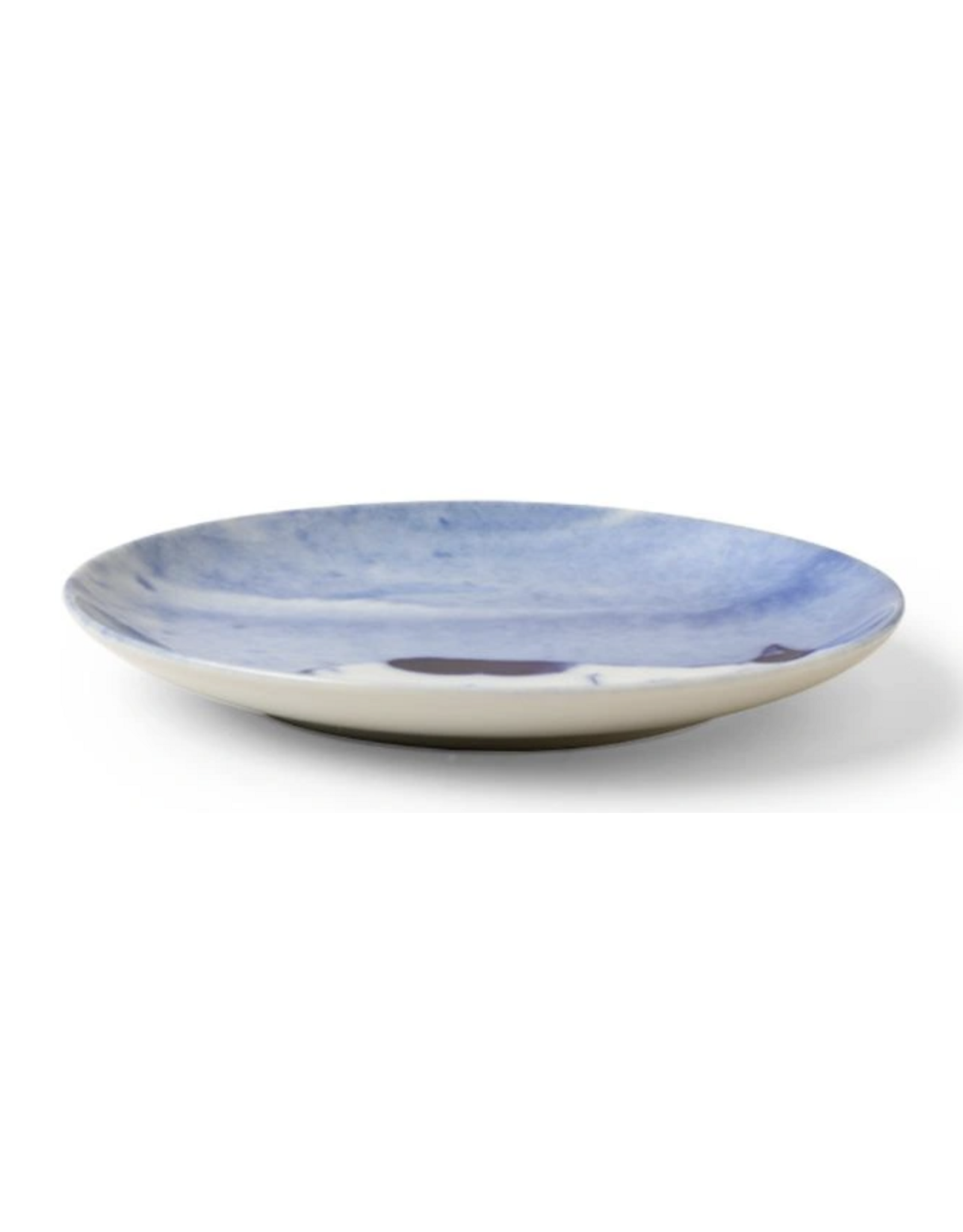Blue Cat Playing Plate - 6.25"