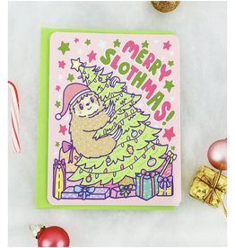 Merry Slothmas Holiday Greeting Card